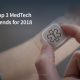 MedTech trends in 2018 for Healthcare professionals